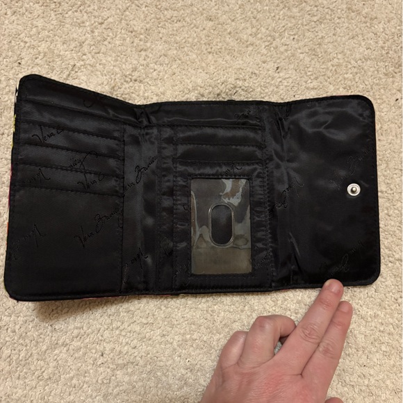 Vera Bradley TriFold Wallet in Pirouette Pink - Picture 6 of 7